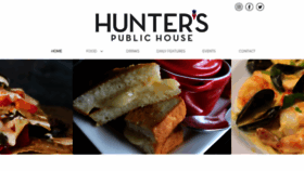 What Hunterspublichouse.ca website looked like in 2019 (4 years ago)