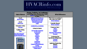 What Hvacrinfo.com website looked like in 2019 (4 years ago)