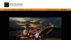 What Hobartdanceacademy.com.au website looked like in 2019 (4 years ago)