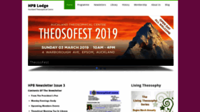 What Hpb.theosophy.org.nz website looked like in 2019 (4 years ago)