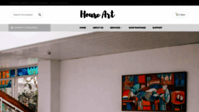 What Houseart.in website looked like in 2019 (4 years ago)