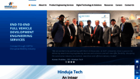 What Hindujatech.com website looked like in 2019 (4 years ago)