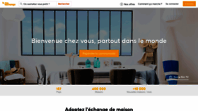 What Homeexchange.fr website looked like in 2019 (6 years ago)