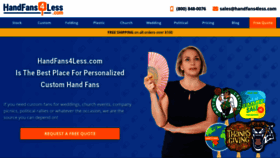 What Handfans4less.com website looked like in 2019 (4 years ago)