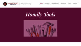What Homilytools.org website looked like in 2019 (6 years ago)