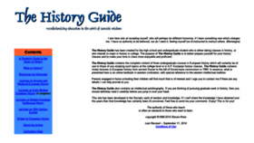 What Historyguide.org website looked like in 2019 (5 years ago)