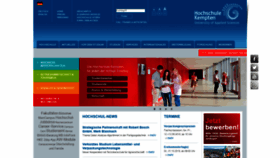 What Hochschule-kempten.de website looked like in 2019 (4 years ago)