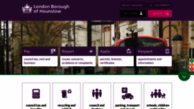 What Hounslow.gov.uk website looked like in 2019 (4 years ago)