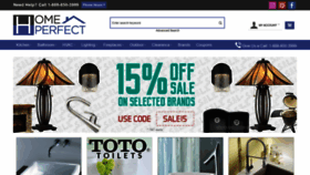 What Homeperfect.com website looked like in 2019 (4 years ago)