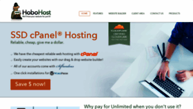 What Hobohost.com website looked like in 2019 (4 years ago)