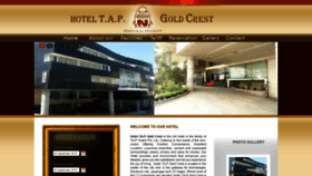 What Hotelgoldcrest.com website looked like in 2019 (4 years ago)