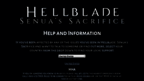 What Hellbladehelp.info website looked like in 2019 (4 years ago)