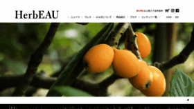 What Herbeau.jp website looked like in 2019 (4 years ago)