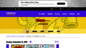 What Hagarthehorrible.com website looked like in 2019 (4 years ago)