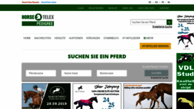 What Horsetelex.de website looked like in 2019 (4 years ago)
