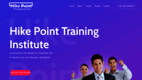 What Hikepointtraininginstitute.com website looked like in 2019 (4 years ago)
