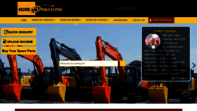 What Hiremymachine.in website looked like in 2019 (4 years ago)