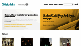 What Historici.nl website looked like in 2019 (4 years ago)