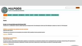 What Hulpgids.nl website looked like in 2019 (4 years ago)