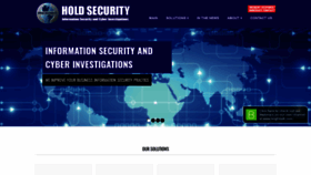 What Holdsecurity.com website looked like in 2019 (4 years ago)