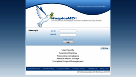 What Hospicemd.com website looked like in 2019 (4 years ago)