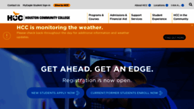 What Hccs.edu website looked like in 2019 (4 years ago)