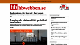 What Hbwebben.se website looked like in 2019 (4 years ago)