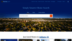 What Homes.com website looked like in 2019 (4 years ago)