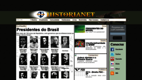 What Historianet.com.br website looked like in 2019 (4 years ago)