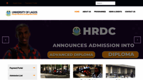 What Hrdc.unilag.edu.ng website looked like in 2019 (4 years ago)