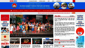 What Hcm.edu.vn website looked like in 2019 (4 years ago)