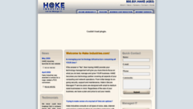 What Hakeindustries.com website looked like in 2019 (4 years ago)