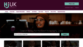 What Hospitalityjobsuk.co.uk website looked like in 2019 (4 years ago)