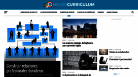 What Hacercurriculum.net website looked like in 2019 (4 years ago)