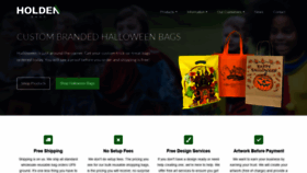 What Holdenbags.com website looked like in 2019 (4 years ago)