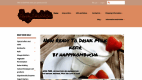 What Happykombucha.co.uk website looked like in 2019 (4 years ago)