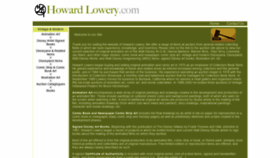 What Howardlowery.com website looked like in 2019 (4 years ago)
