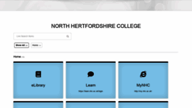 What Home.nhc.ac.uk website looked like in 2019 (4 years ago)