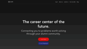 What Homi.io website looked like in 2019 (4 years ago)