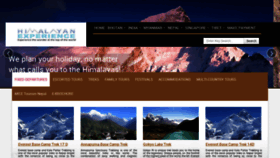 What Himalayan-experience.net website looked like in 2019 (4 years ago)