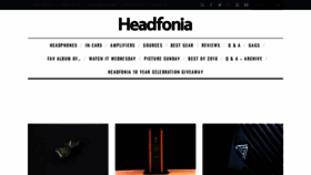 What Headfonia.com website looked like in 2019 (4 years ago)