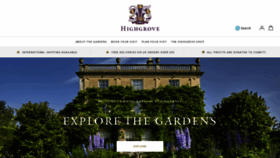 What Highgroveshop.com website looked like in 2019 (4 years ago)