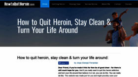 What Howtoquitheroin.com website looked like in 2019 (4 years ago)