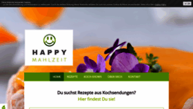 What Happy-mahlzeit.com website looked like in 2019 (4 years ago)
