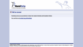 What Hemihelp.org.uk website looked like in 2019 (4 years ago)