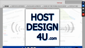 What Hostdesign4u.com website looked like in 2019 (4 years ago)
