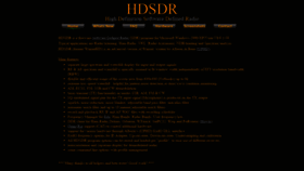 What Hdsdr.de website looked like in 2019 (4 years ago)