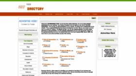 What Hitwebdirectory.com website looked like in 2019 (4 years ago)