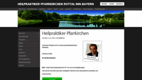 What Heilpraktiker-pfarrkirchen.de website looked like in 2019 (4 years ago)
