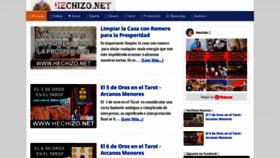 What Hechizo.net website looked like in 2019 (4 years ago)